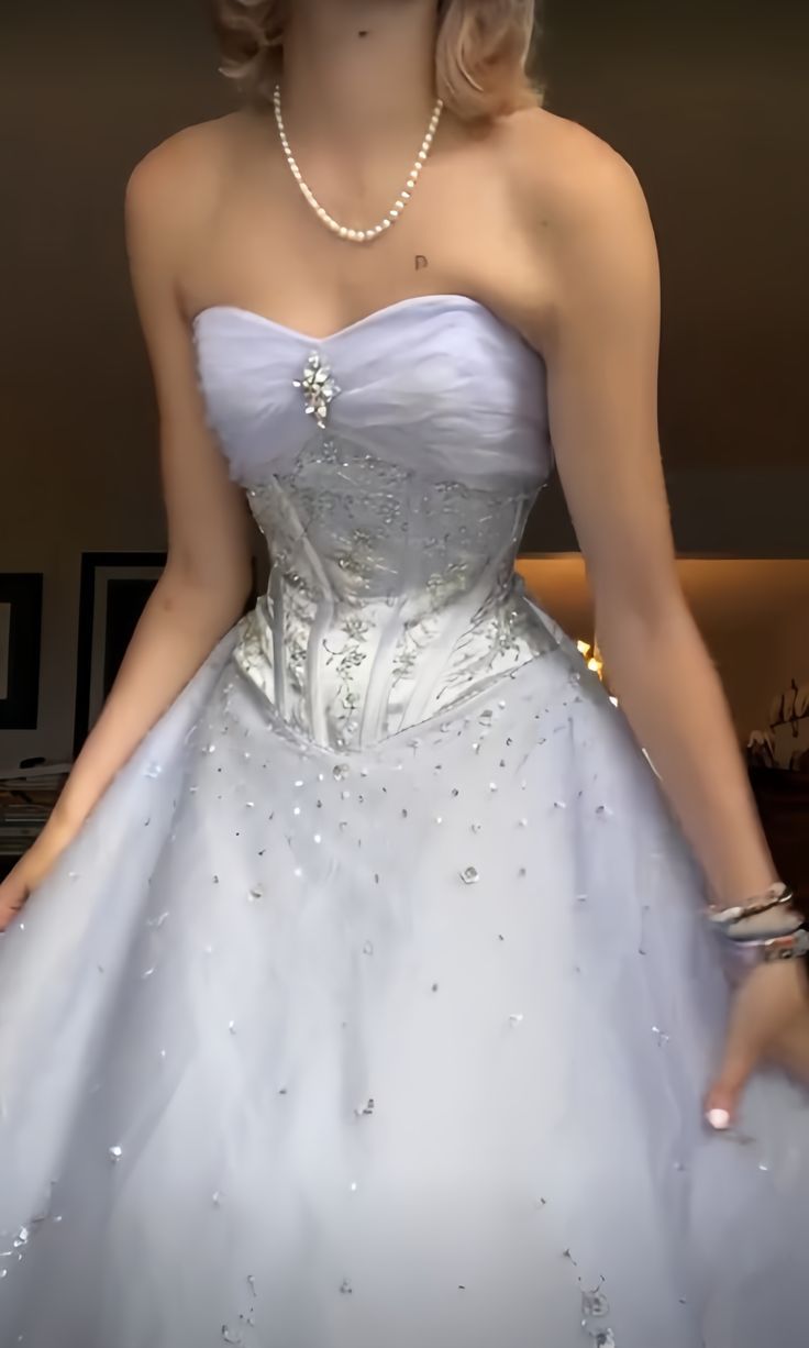 Princess Ball Gown Sweetheart Satin Tulle Beaded Without Sleeves Long Prom Dress,Evening Dress GG5412