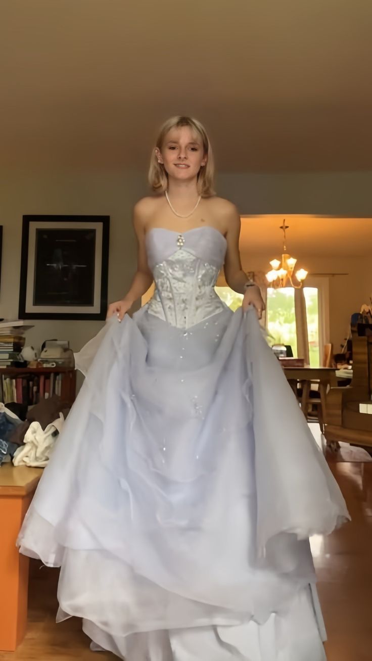 Princess Ball Gown Sweetheart Satin Tulle Beaded Without Sleeves Long Prom Dress,Evening Dress GG5412