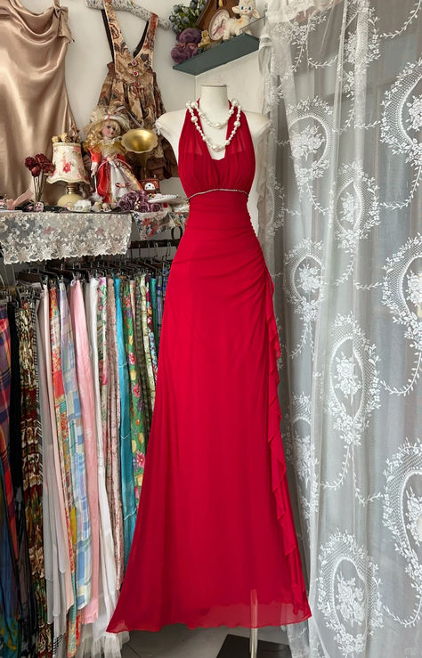 Simple A Line Halter Burgundy Chiffon Without Sleeves Long Prom Dress,Evening Dress GG5427