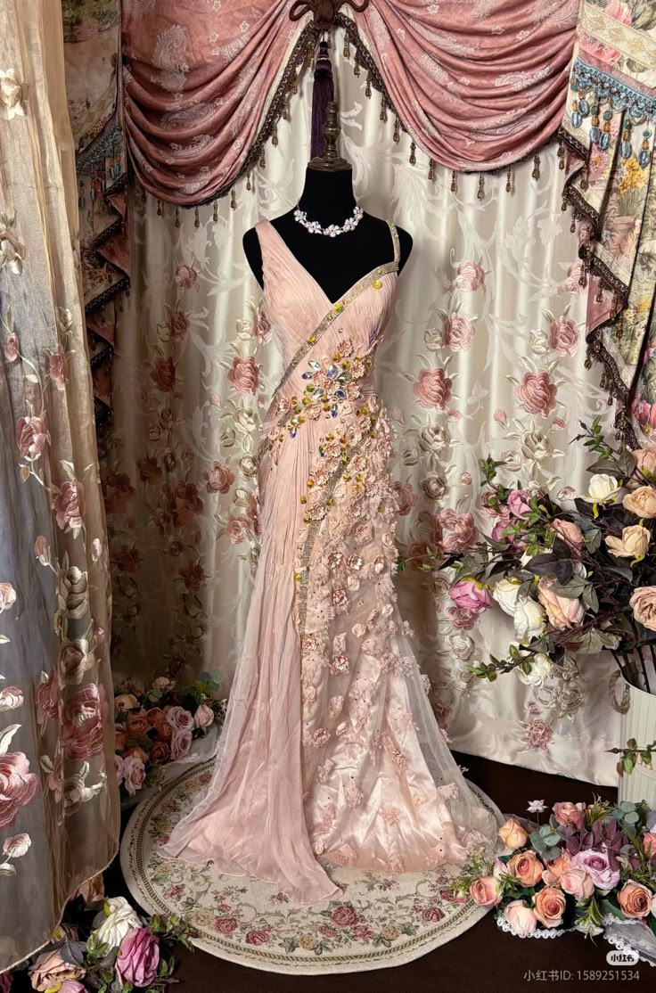 Vintage Mermaid Satin Tulle Applique Without Sleeves Long Prom Dress,Evening Dress GG5438