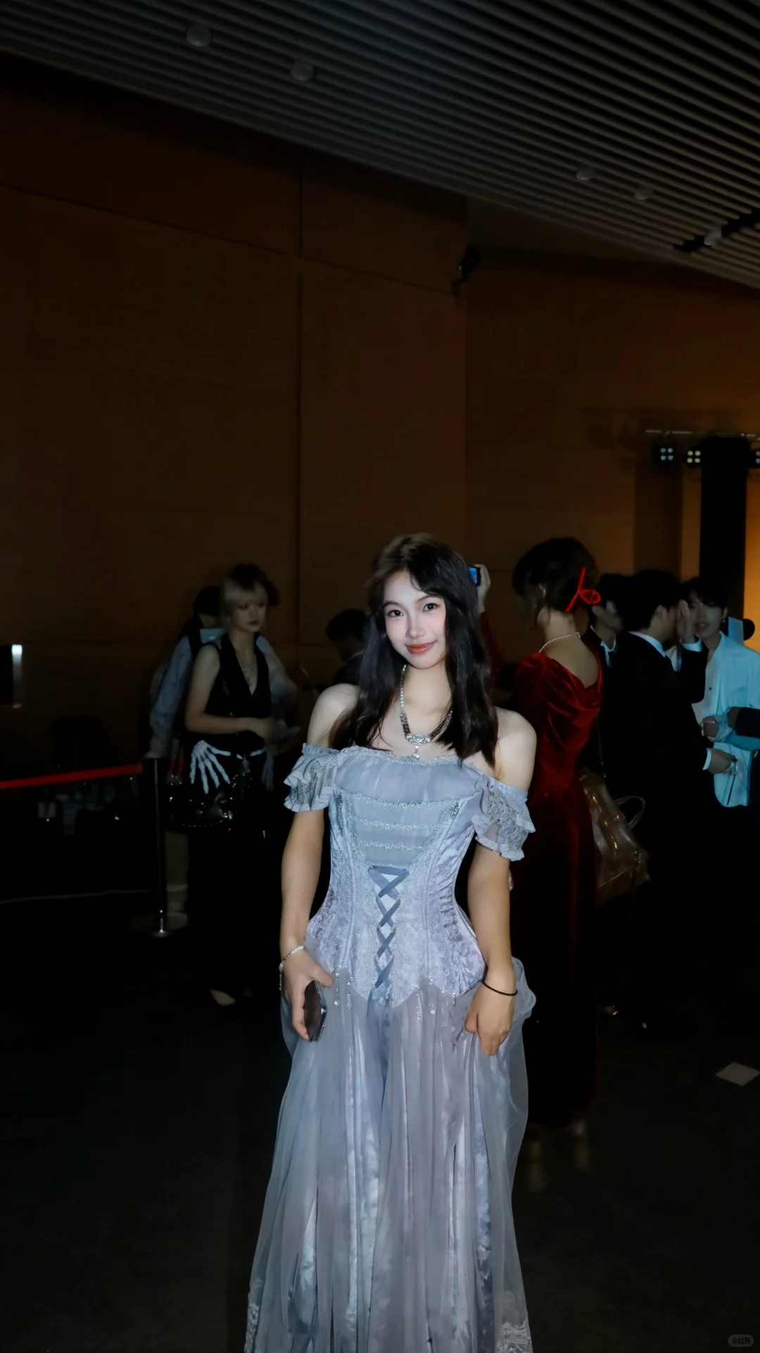 Pretty A Line Off The Shoulder Satin Chiffon Lace Without Sleeves Long Prom Dress,Evening Dress GG5479