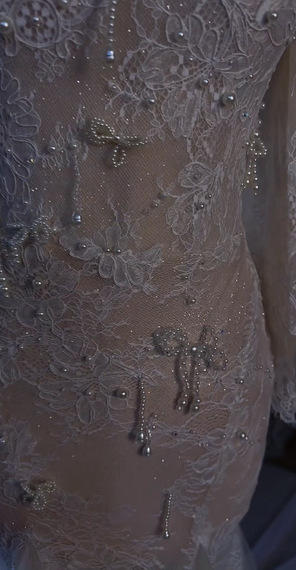 Gorgeous Mermaid Off The Shoulder Tulle Lace Pearl Beaded Without Sleeves Long Prom Dress,Evening Dress GG5526