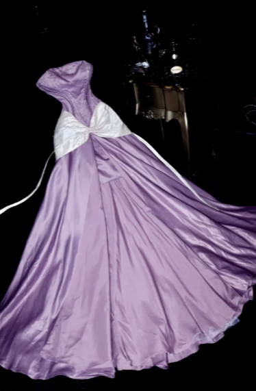 Pretty Mermaid Strapless Satin Beaded Without Sleeves Long Prom Dress,Evening Dress GG5567