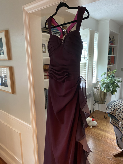 Gradient A Line Sweetheart Neckline Chiffon Long Prom Dress,Evening Dress GG783