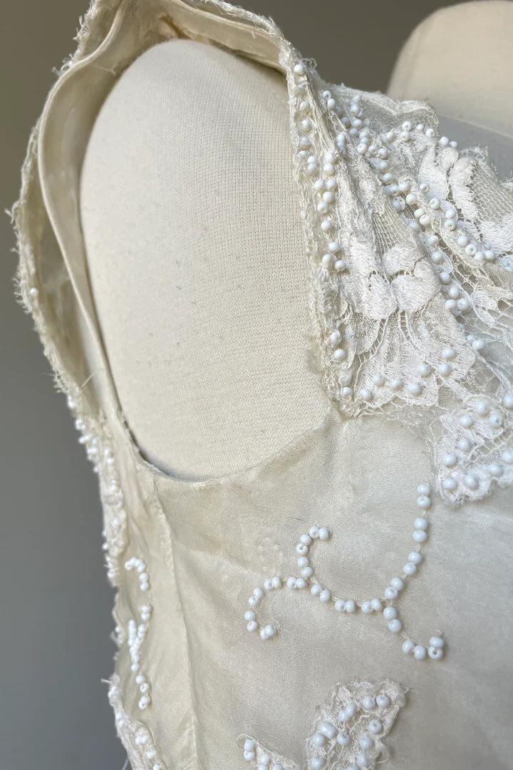 Chic A Line Satin Applique Beaded Tea Length Prom Dress,Evening Dress GG808