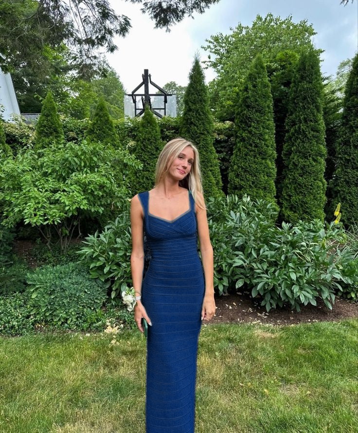 Elegant Mermaid Sweetheart Turquoise Satin Long Prom Dress,Evening Dress GG935