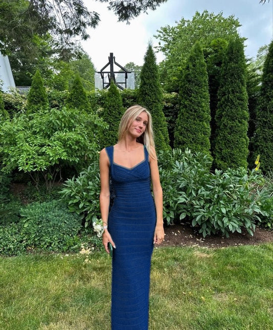 Elegant Mermaid Sweetheart Turquoise Satin Long Prom Dress,Evening Dress GG935