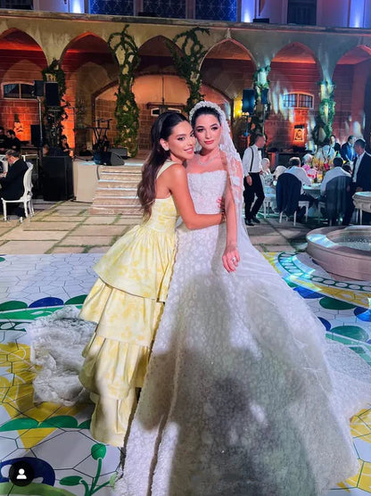 Energetic A Line Sweetheart Satin Layered Long Prom Dress,Evening Dress GG947