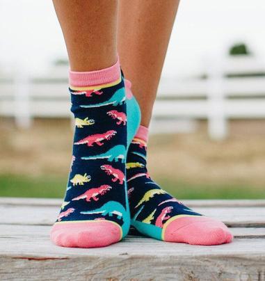 "Ankle-O-Saurus, Dinosaur Ankle Socks"