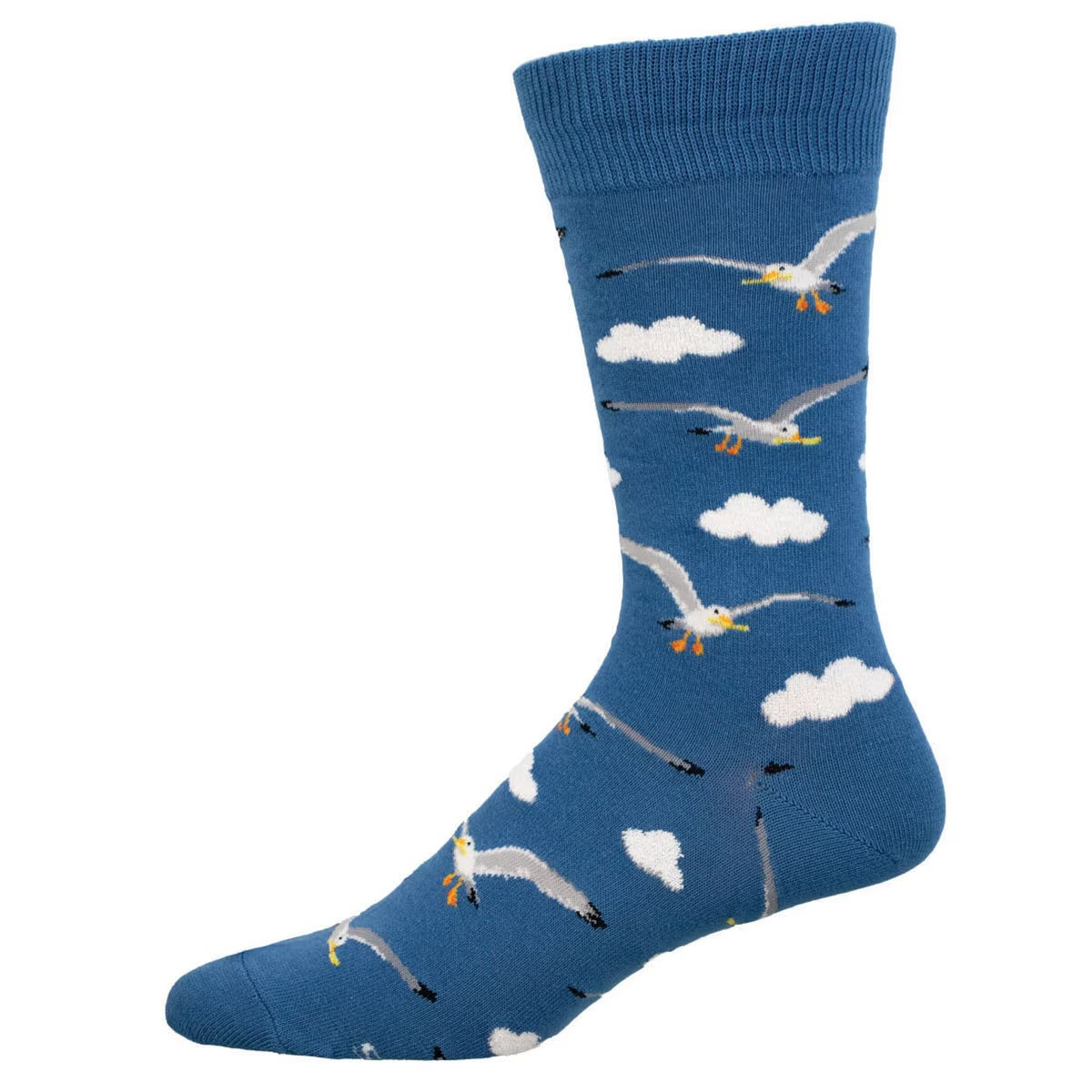 "Mine Now, Sea Gull (Blue) Crew socks L/XL"